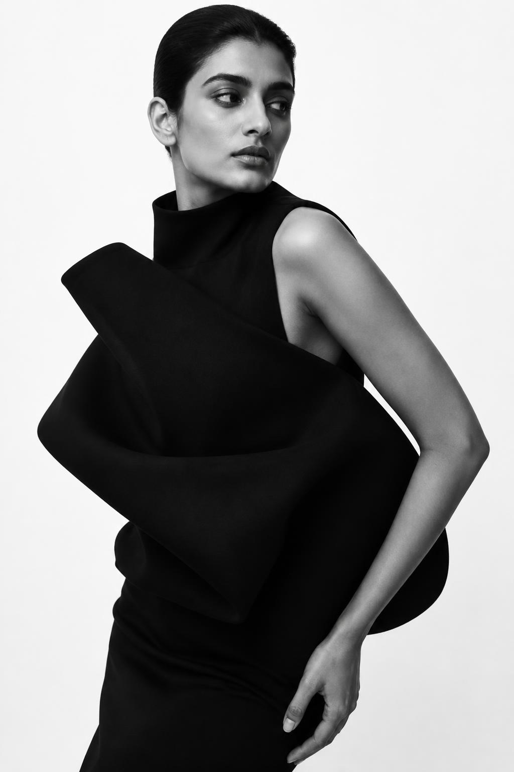 Female editorial model