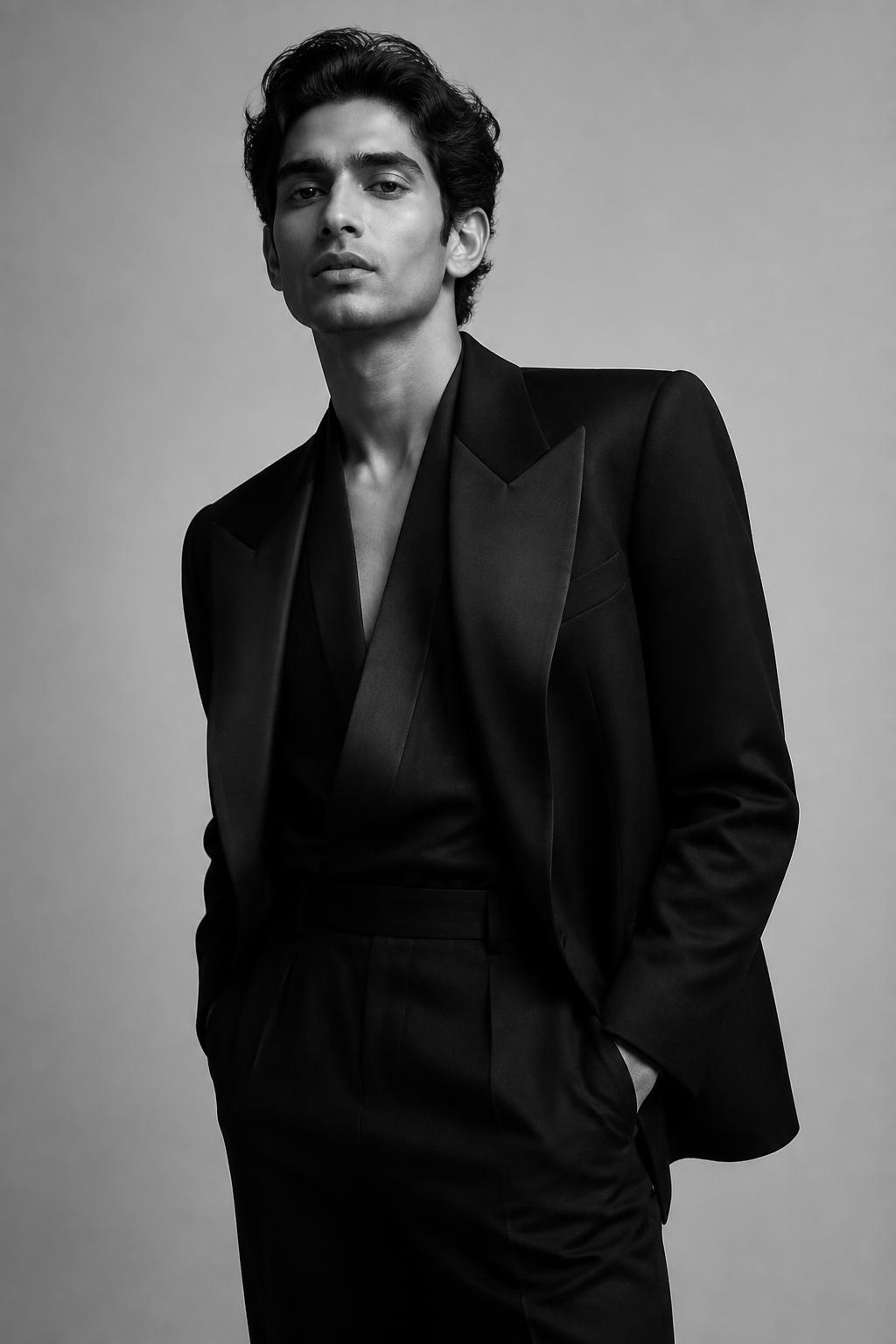 Male fashion model